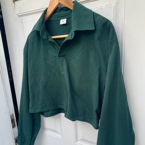 Aritzia Cropped Polo